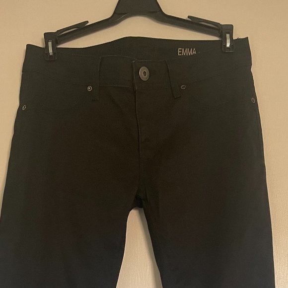 DL 1961 Emma Leggings Black Coated Jeans - Size 27. - Picture 1 of 5